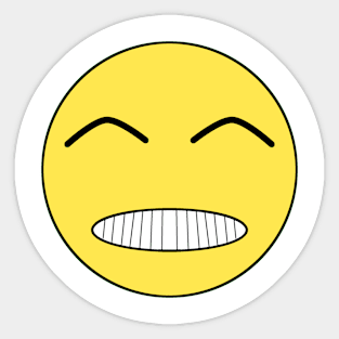 The happy face emition Sticker